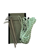 Колышки Ø 5мм в чехле 6 шт. нержавейка + растяжки Ø 3мм. 6шт.